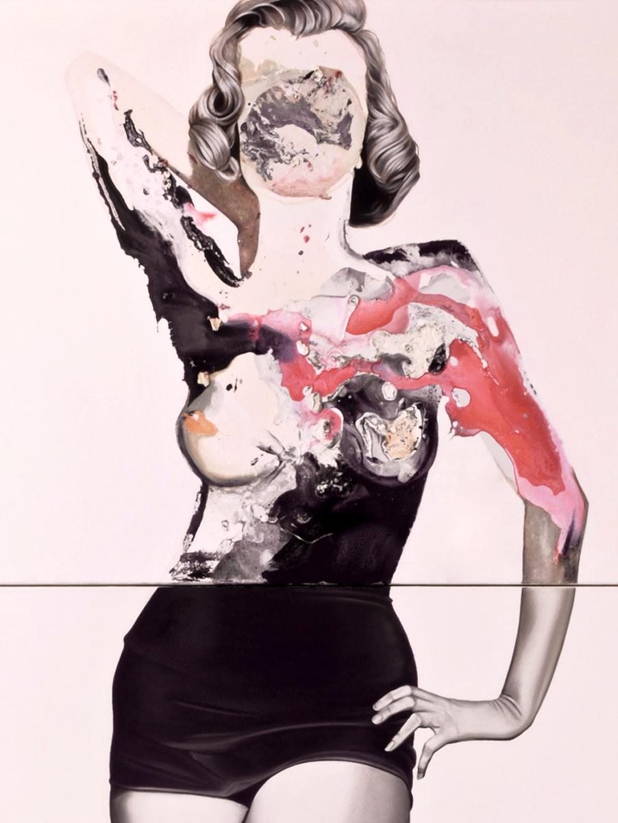 Anielka Hampson Painting Bemuda Sand Pin Up